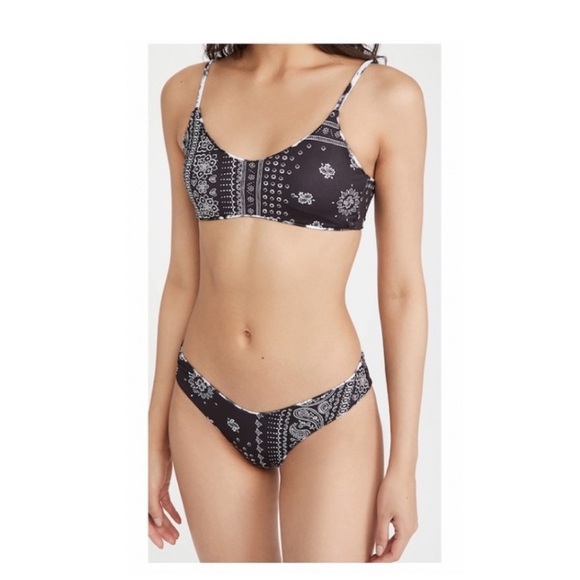 (SET) Ebony Tie Dye Reversible Bikini. - Picture 3 of 9